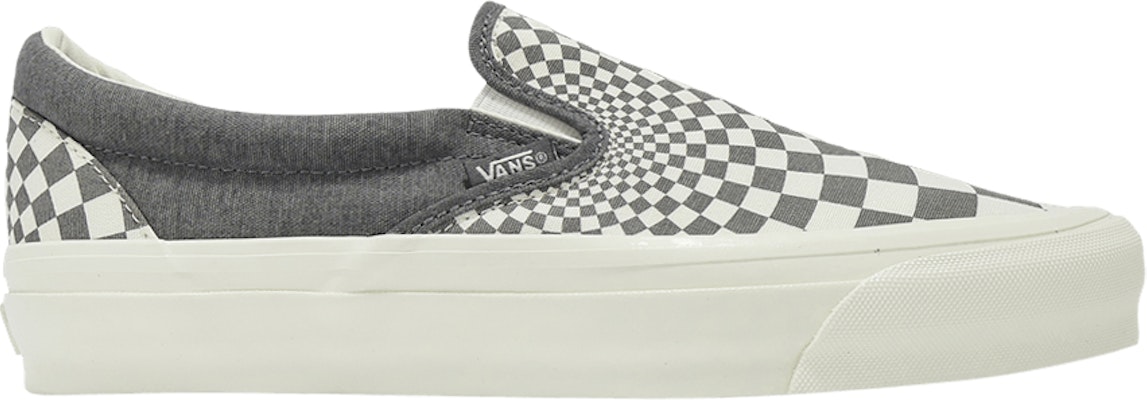 Vans Slip-On Reissue 98 'Radial Checkerboard - Pewter Marshmallow' VN000CWAGX8 Buy Vans Slip-On Reissue 98 'Radial Checkerboard - Pewter Marshmallow' VN000CWAGX8