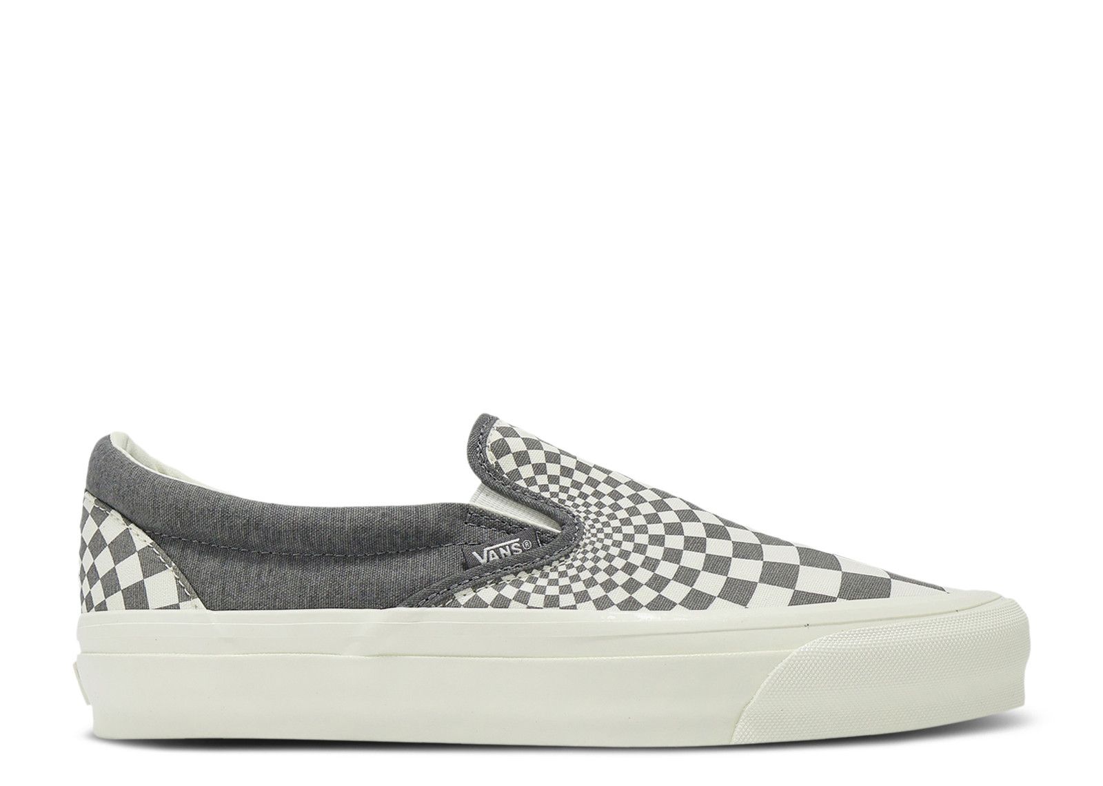 Vans Slip-On Reissue 98 'Radial Checkerboard - Pewter Marshmallow' VN000CWAGX8