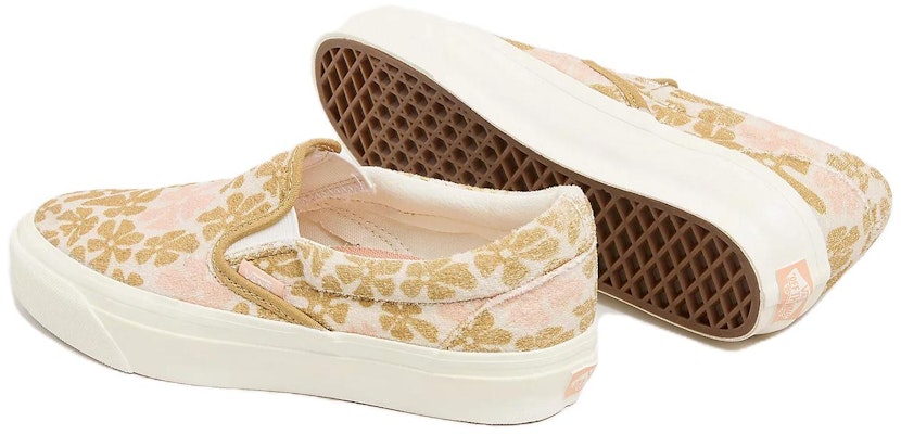 Vans Slip-On Reissue 98 Groovy Floral 'Tan Pink' VN000CTCBOD Shop Vans Slip-On Reissue 98 Groovy Floral 'Tan Pink' VN000CTCBOD