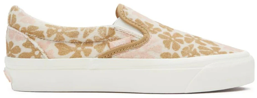 Vans Slip-On Reissue 98 Groovy Floral 'Tan Pink' VN000CTCBOD Details for Vans Slip-On Reissue 98 Groovy Floral 'Tan Pink' VN000CTCBOD