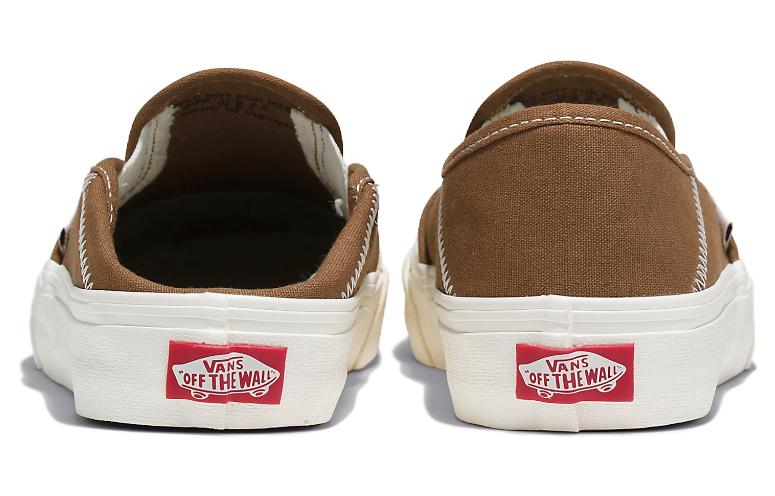 Lookbook Vans Slip-On SF ''Bemalte Blume Braun Weiß'' VN0A4BX8BRO