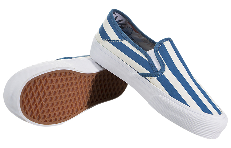 Shop Zapatillas Vans Slip-On SF Azul/Blanco VN0A3MVDVT7
