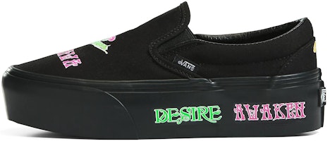 Vans懒人鞋加厚底‘黑绿粉’ VN0A7Q5R1OJ Buy Vans懒人鞋加厚底‘黑绿粉’ VN0A7Q5R1OJ