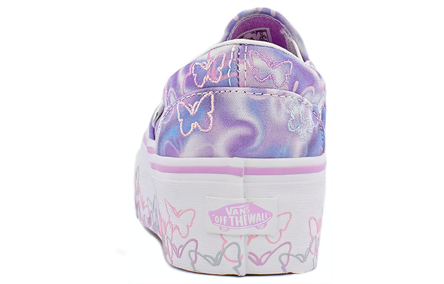 Lookbook Vans Slip-On Stackform 'Ungu Putih' VN0A7Q5RKPL