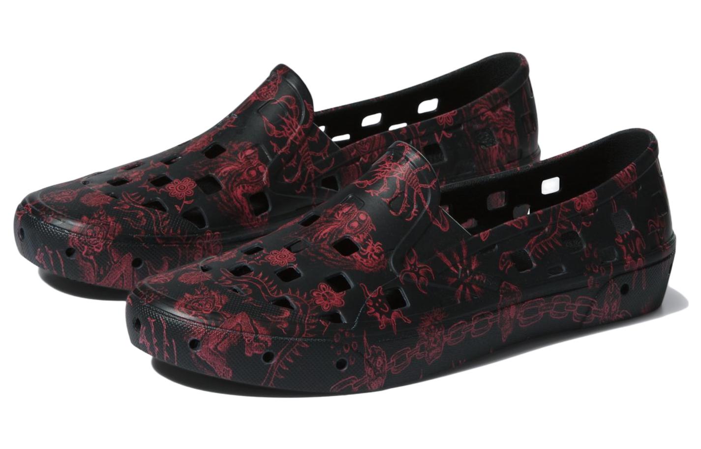 Lookbook Vans 懒人鞋 Trk '黑红' VN0A5HF8458