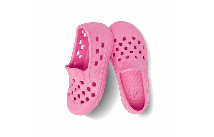 Shop Sandal Vans Slip-On Trk Sports Pink VN0A4UVHASC