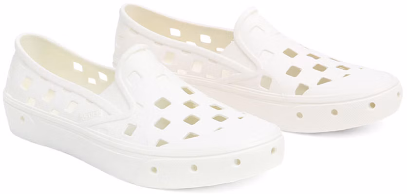 Vans Slip-On TRK BLANC VN0A5HF8FS8 Shop Vans Slip-On TRK BLANC VN0A5HF8FS8
