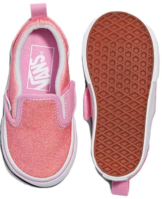 Vans Slip-On V 'Glitter - Pink' VN000UBSPNK Shop Vans Slip-On V 'Glitter - Pink' VN000UBSPNK