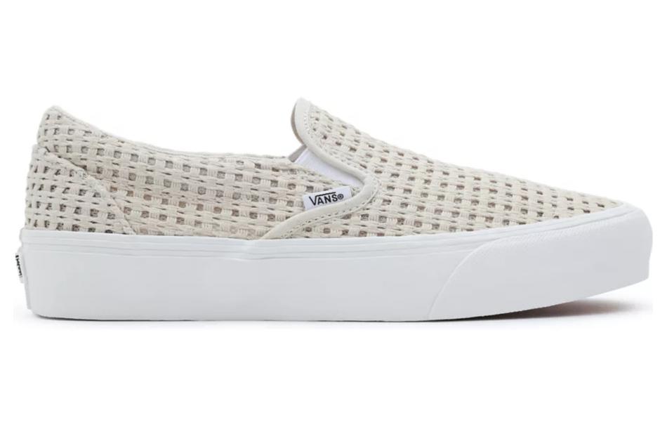 Order Vans Slip-On VR3 'Weave - Natural' Lelaki & Wanita Kasual Semula Jadi VN0007NCNTR