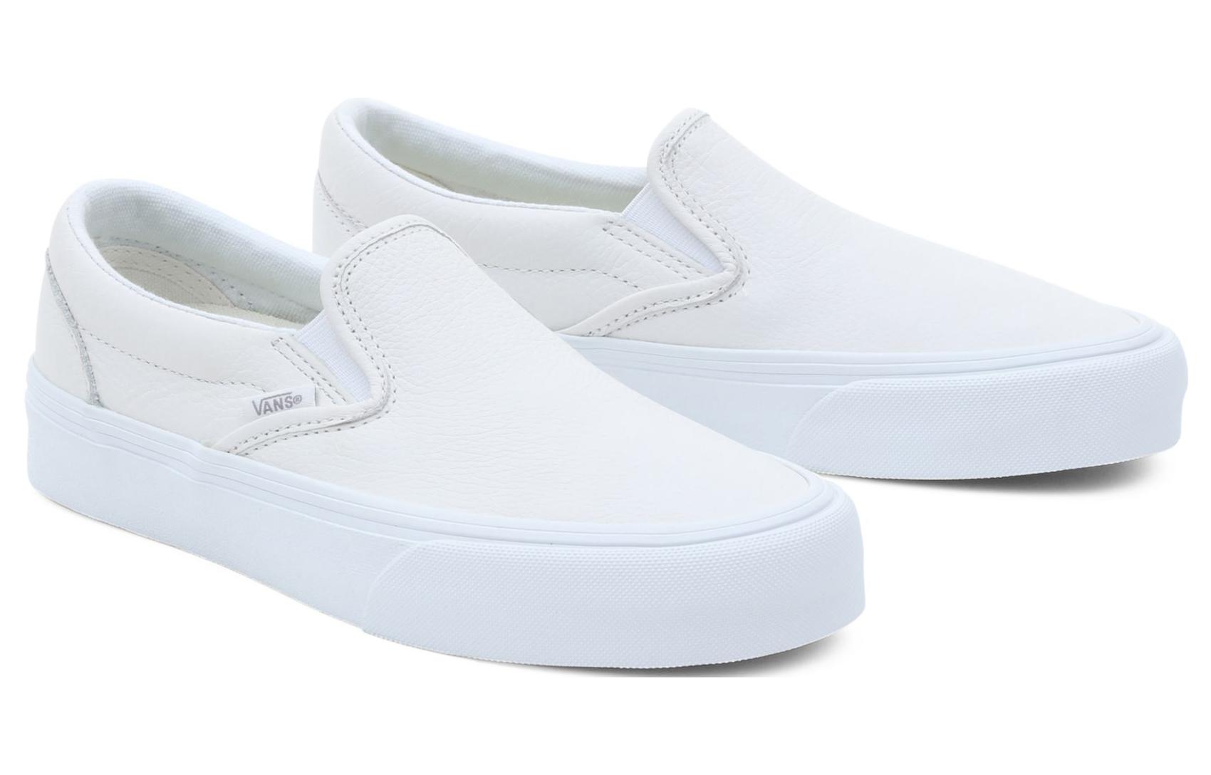 Lookbook Vans 經典懶人鞋 VR3 防滑耐磨 低筒 板鞋  男女同款 白色