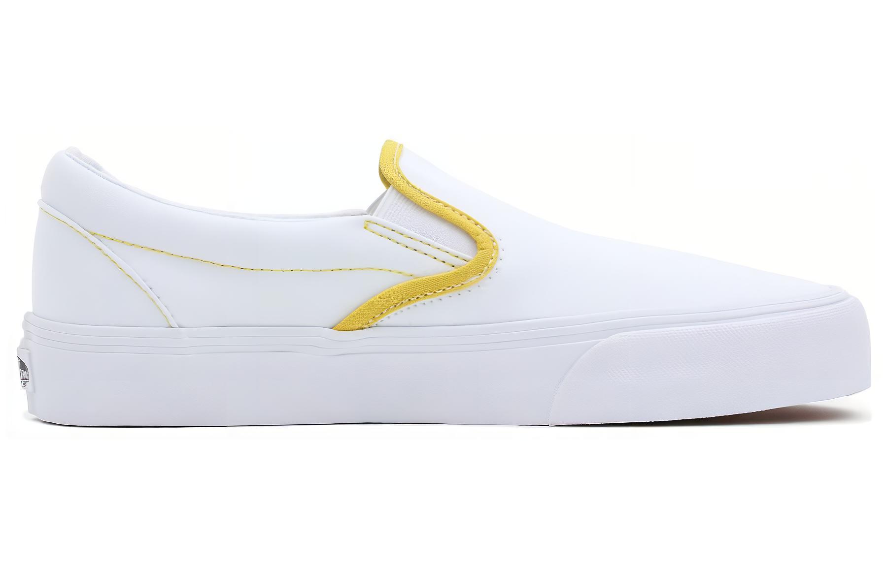 Order Vans スリッポン VR3 白/黄 (Vans Surippon VR3 Shiro/Ki) VN0007NCU4L
