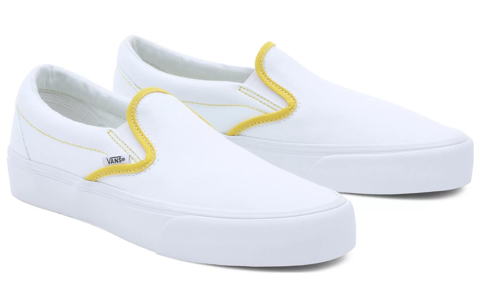 Lookbook Vans スリッポン VR3 白/黄 (Vans Surippon VR3 Shiro/Ki) VN0007NCU4L