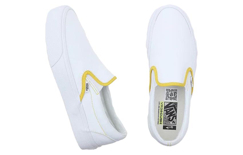 Shop Vans スリッポン VR3 白/黄 (Vans Surippon VR3 Shiro/Ki) VN0007NCU4L