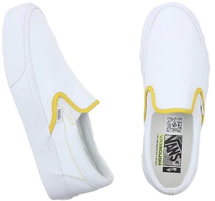 Vans スリッポン VR3 白/黄 (Vans Surippon VR3 Shiro/Ki) VN0007NCU4L Shop Vans スリッポン VR3 白/黄 (Vans Surippon VR3 Shiro/Ki) VN0007NCU4L