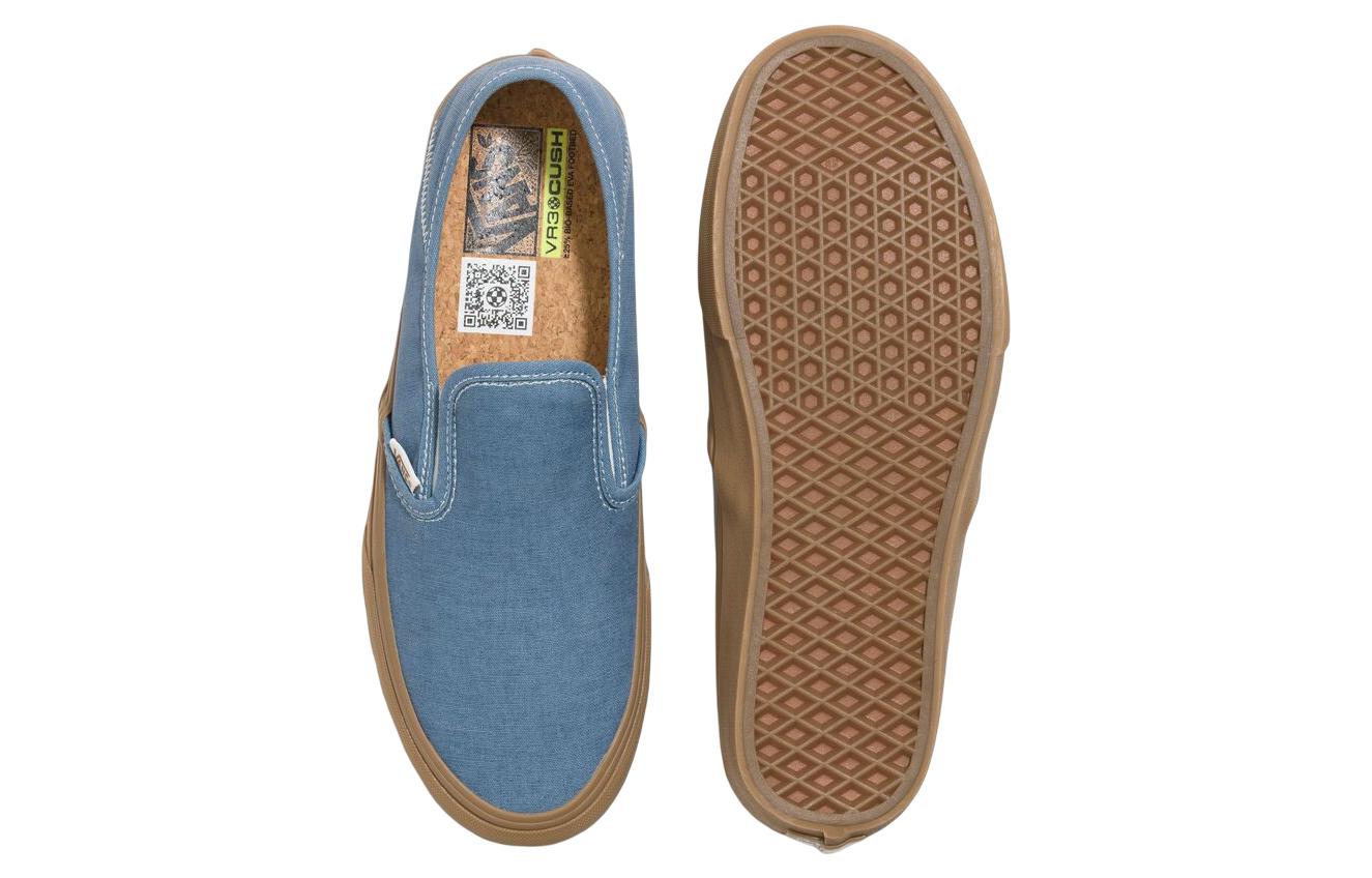 Lookbook Vans 蓝色 VR3 SF 无鞋带懒人鞋 VN0A4BX8ZR8