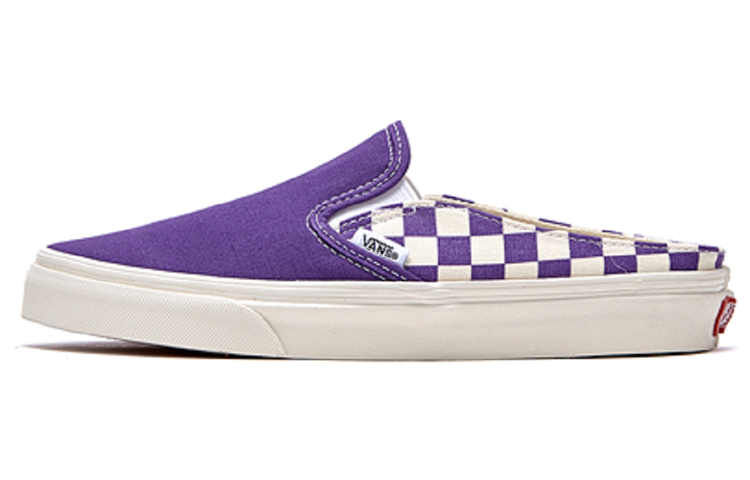 Buy バンズ スリッポン 白紫グリッド (Shiro Murasaki Guriddo) FLVNAS1U13