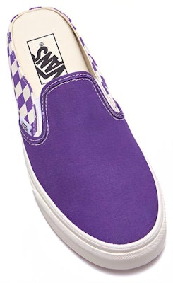 Vans slip-on White Purple Grid 'White Purple' FLVNAS1U13 Lookbook Vans slip-on White Purple Grid 'White Purple' FLVNAS1U13