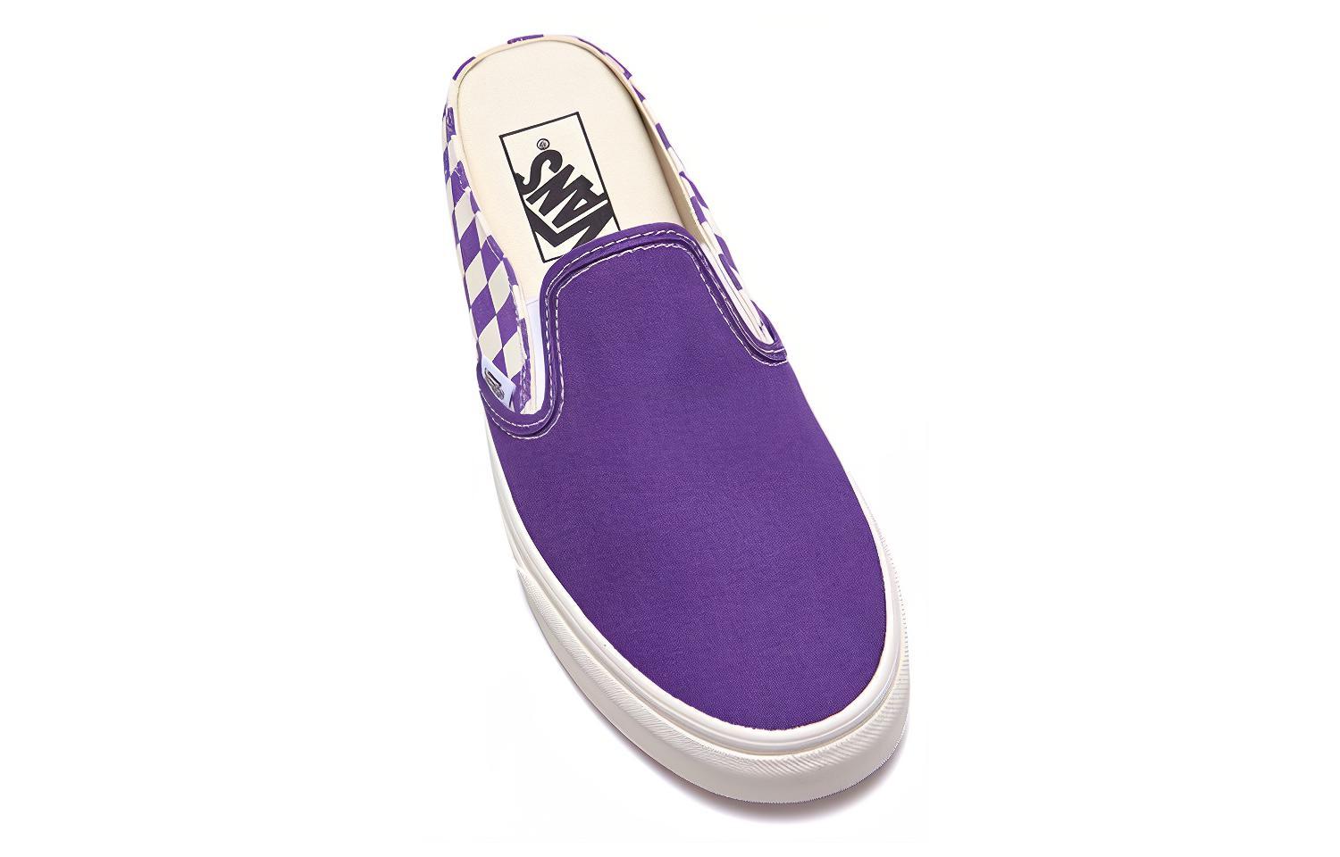 Lookbook バンズ スリッポン 白紫グリッド (Shiro Murasaki Guriddo) FLVNAS1U13