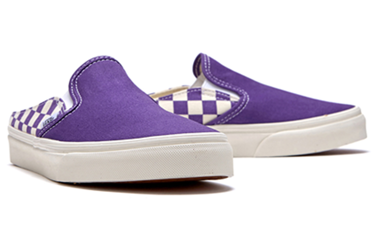 Shop バンズ スリッポン 白紫グリッド (Shiro Murasaki Guriddo) FLVNAS1U13