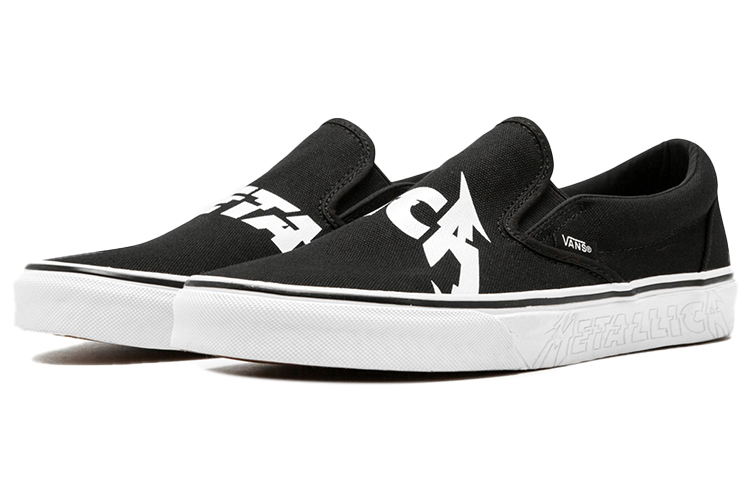 Lookbook Vans Slip-On "Metallica" 2018 zapatillas clásicas. VN0A38F7PZJ