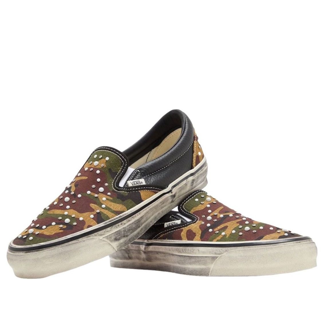 Order Vans Slip On ''Pearlized Camo'' Kasut Lelaki-Wanita Camo Berkilau VN000D9PBKA1