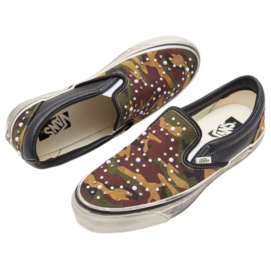 Lookbook Vans Slip On ''Pearlized Camo'' Kasut Lelaki-Wanita Camo Berkilau VN000D9PBKA1