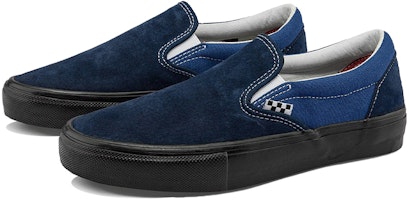 Vans 中性滑板一脚蹬鞋 黑色/蓝色 VN0A4BWDNGV Order Vans 中性滑板一脚蹬鞋 黑色/蓝色 VN0A4BWDNGV