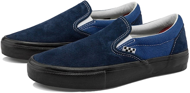 Vans 中性滑板一脚蹬鞋 黑色/蓝色 VN0A4BWDNGV Order Vans 中性滑板一脚蹬鞋 黑色/蓝色 VN0A4BWDNGV