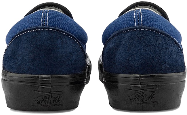 Vans 低筒懶人滑板鞋 VCU 職業滑板 低幫 板鞋 男女同款 黑藍色 Purchase Vans 低筒懶人滑板鞋 VCU 職業滑板 低幫 板鞋 男女同款 黑藍色