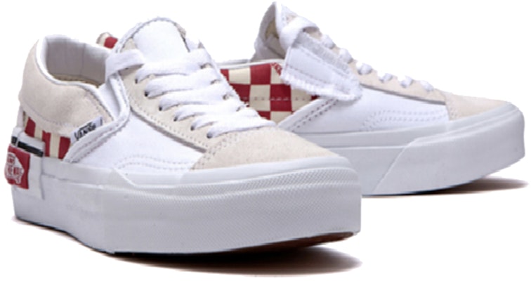 Vans Slip-On Cap 低筒滑板鞋 男女皆宜 紅色 棋盤格 Lookbook Vans Slip-On Cap 低筒滑板鞋 男女皆宜 紅色 棋盤格
