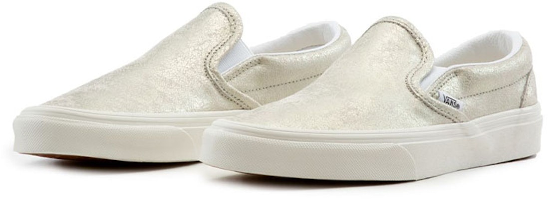 Vans Slip-On 裂纹皮革金色 VN0A33TB9HR Lookbook Vans Slip-On 裂纹皮革金色 VN0A33TB9HR