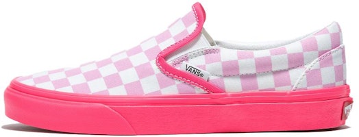 Vans slip-on CUSTOMS NEON 'Pink Checkerboard' VN0A3VC1444 Vans slip-on CUSTOMS NEON 'Pink Checkerboard' VN0A3VC1444