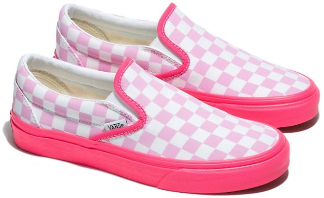 Vans slip-on CUSTOMS NEON 'Checkerboard Merah Jambu' VN0A3VC1444 Order Vans slip-on CUSTOMS NEON 'Checkerboard Merah Jambu' VN0A3VC1444