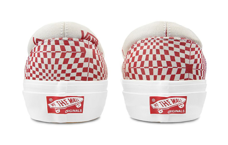 Vans Slip-On Optical Check Racing Red 圖 5