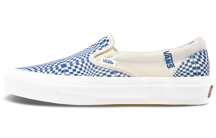 Buy Vans 经典款格纹拖鞋 蓝色 VN0A45JK1ZQ