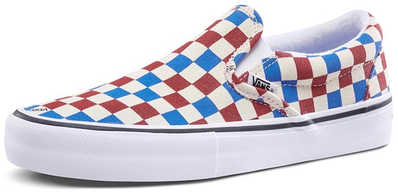 Vans Slip-On Pro 藍紅棋盤格 Order Vans Slip-On Pro 藍紅棋盤格