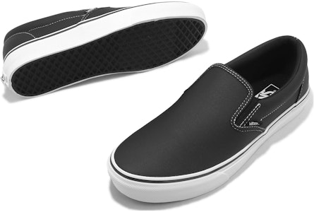 ヴァンズ スリッポン PU 黒白 6232800002 Purchase ヴァンズ スリッポン PU 黒白 6232800002