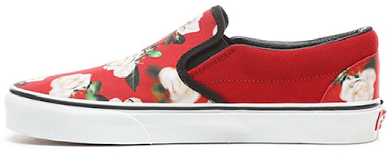 Vans Slip On Romantic Floral 幻影玫瑰 便利穿著休閒帆布鞋 男女同款 紅色 Buy Vans Slip On Romantic Floral 幻影玫瑰 便利穿著休閒帆布鞋 男女同款 紅色