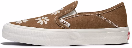 Vans Slip-On SF 'Painted Floral Brown White' VN0A4BX8BRO Vans Slip-On SF 'Painted Floral Brown White' VN0A4BX8BRO