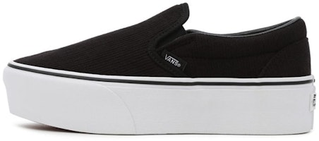 Vans Rib Knit Slip-On Stackform 'Hitam Putih' VN0A7Q5RB11 Buy Vans Rib Knit Slip-On Stackform 'Hitam Putih' VN0A7Q5RB11