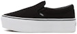 Vans Rib Knit Slip-On Stackform 'Black White' VN0A7Q5RB11