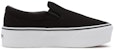 Vans Rib Knit Slip-On Stackform 'Black White' VN0A7Q5RB11