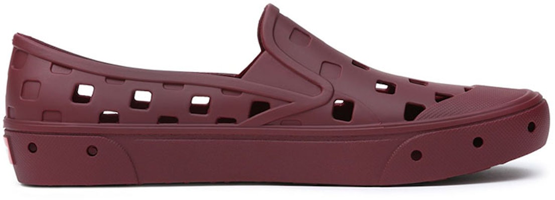 Vans Slip-On Trk 運動洞洞涼鞋 男女同款 酒紅 Order Vans Slip-On Trk 運動洞洞涼鞋 男女同款 酒紅
