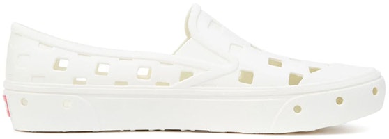 Vans Slip-On Trk 運動洞洞涼鞋 男女同款 白 Order Vans Slip-On Trk 運動洞洞涼鞋 男女同款 白
