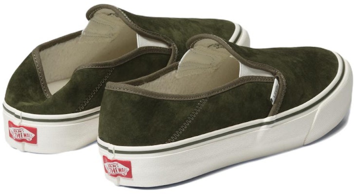 Vans Sherpa Slip-On VR3 SF HIJAU VN0A4BX86NL Shop Vans Sherpa Slip-On VR3 SF HIJAU VN0A4BX86NL