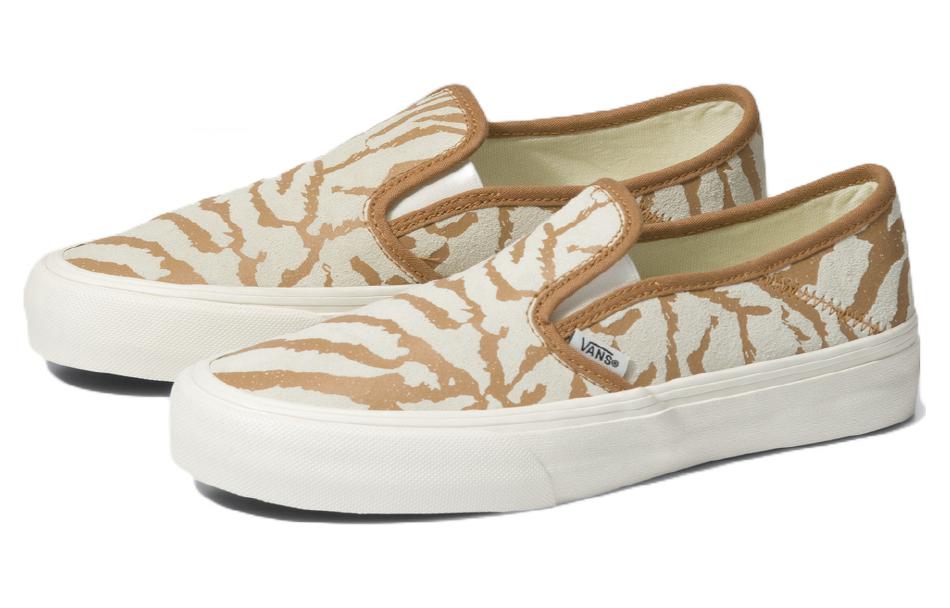 Lookbook Vans 低帮無帶 VR3 SF 潮流休閒 防滑耐磨 板鞋 男女同款 白棕