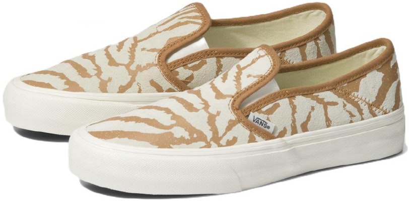 Vans 低帮無帶 VR3 SF 潮流休閒 防滑耐磨 板鞋 男女同款 白棕 Lookbook Vans 低帮無帶 VR3 SF 潮流休閒 防滑耐磨 板鞋 男女同款 白棕