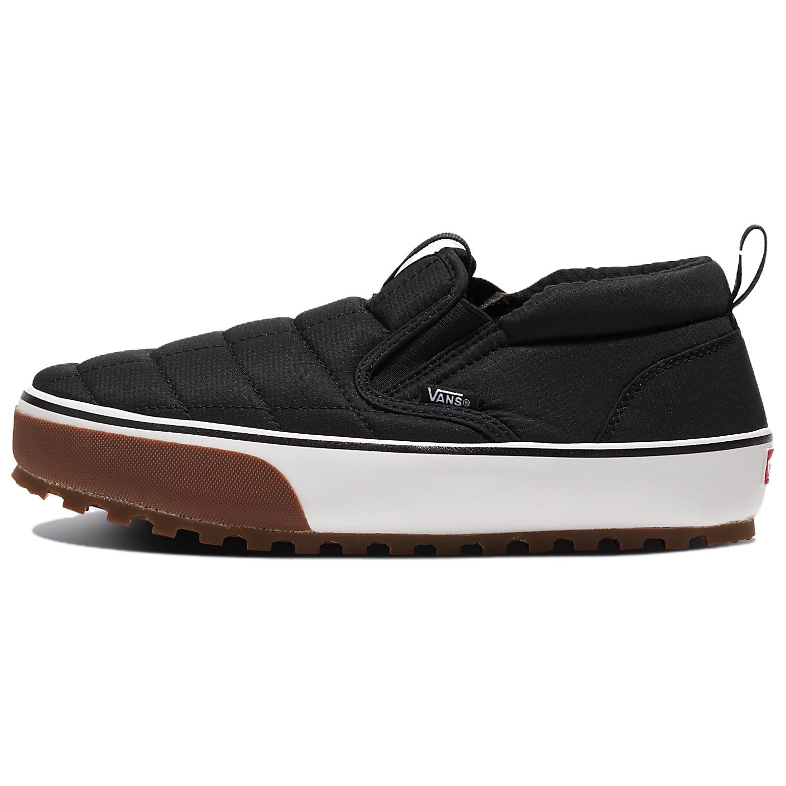 Vans Snow Lodge Low-Top Lightweight Warm Casual Shoes - Black VN000D2ABLA