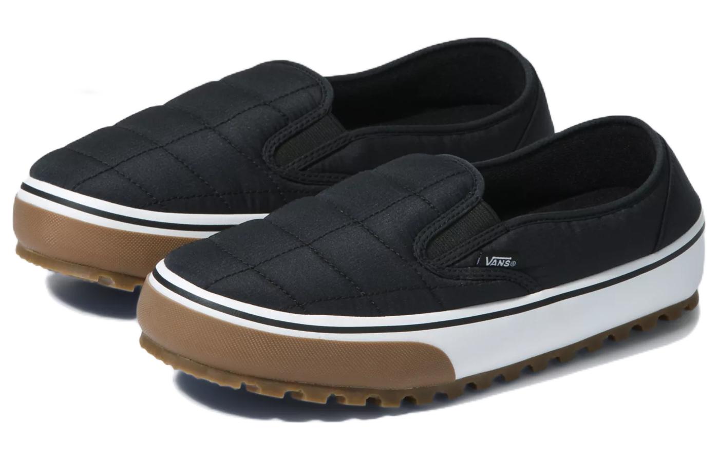 Lookbook Vans Snow Lodge Slipper 潮流休閒 防滑耐磨 低筒 滑板鞋 男女同款 黑白棕