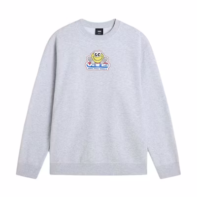 Vans SOLES Loose Fit Crewneck Long Sleeve Sweatshirt Grey VN000KU51QI